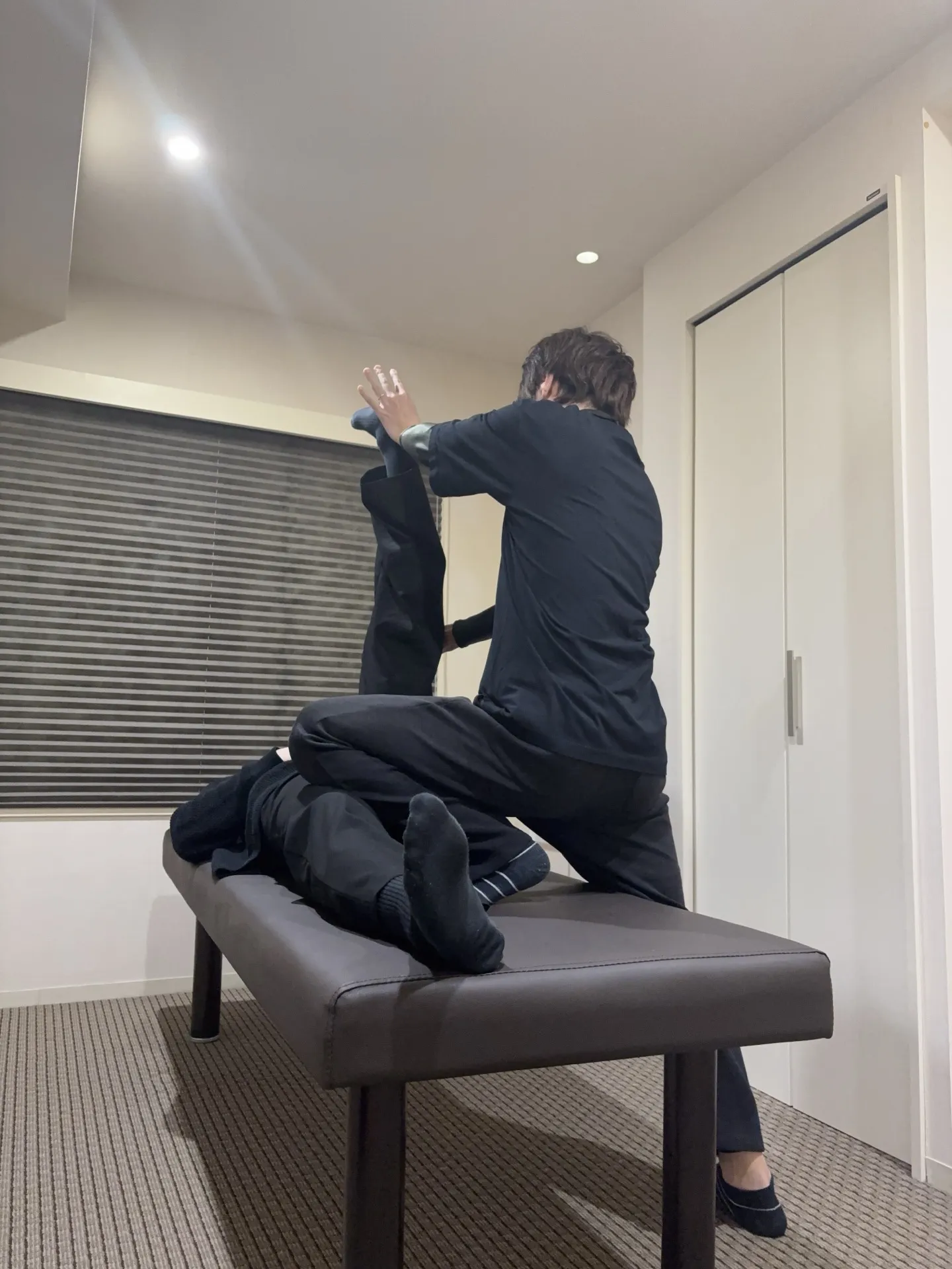 完全個室でのストレッチ施術